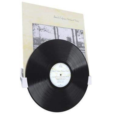 Imagem de Suporte Expositor Organizador de Parede Porta Disco e Capa De Vinil Lp