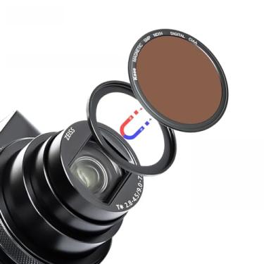 Imagem de Kase Wolverine Filtro magnético ND64 de densidade neutra ND com anel adaptador para Sony ZV-1 ZV1 / RX100 VII VI V III II/para Canon G7 X Mark II/Coolpix S7000, acessórios de câmera compacta