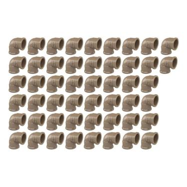 Imagem de 2X Kit 50 Cotovelo Joelho 3/4 Fortlev 90 Soldável 25Mm Marr