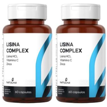 Imagem de KIT 2X Lisina Complex (Lisina HCL, Vitamina C e Zinco) 60 cápsulas - N