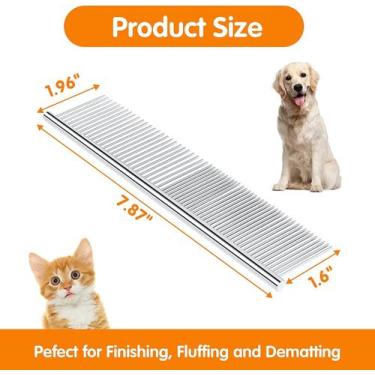 Imagem de Pettom Petdom Pet Steel Grooming Ferramenta Poodle Acabamento Manteiga