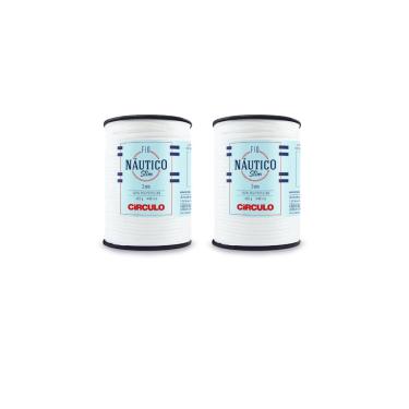 Imagem de Kit 2 Fio Náutico Slim - Cor Branco