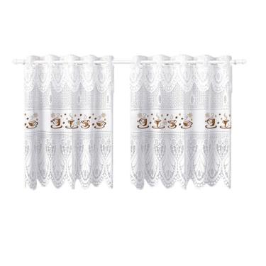 Imagem de Cortina Pia/Vitro Bando Passione Renda Cozinha1,60X0,75X0,20