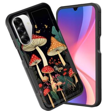 Imagem de CICPLKSE Capa para Galaxy A17 5G, camada dupla, híbrida, à prova de choque, rígida, policarbonato macio, TPU (poliuretano termoplástico), capa protetora para Samsung Galaxy A17 5G 6,7 polegadas 2025