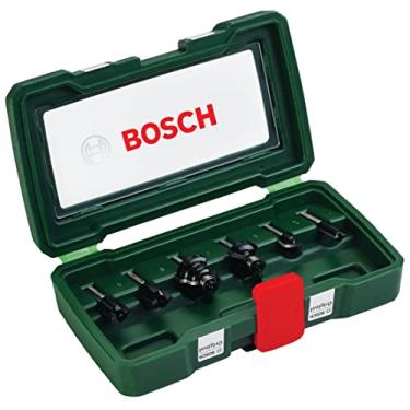 Imagem de Bosch 2607019462-000, Jogo de Fresas Bosch H1/4", Verde, 6 Peças