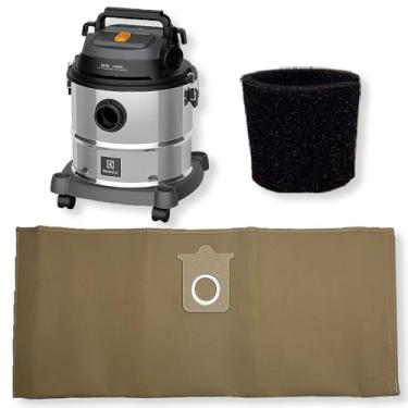 Imagem de Saco Refil Coletor Bag Cartucho Reutilizável + Filtro Permanente para Aspirador de Pó Electrolux GT20i