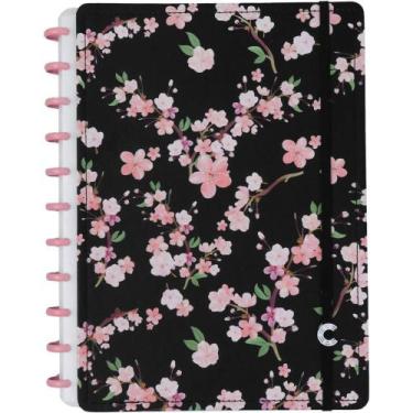 Imagem de Caderno Inteligente Grande BY Gocase Rose BLACK - 80 Folhas