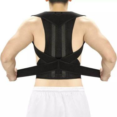 Imagem de Cinta Colete Corretor Postura Coluna Lombar Reforçada - OEM, XL