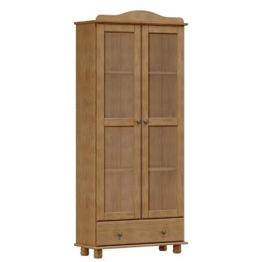 Imagem de Cristaleira 2 Portas 1 Gaveta Rubi 8932FN Freijó Finestra