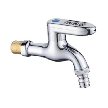 Imagem de Generic externa com rosca de 1/2 polegada e trava de código que evita o uso não autorizado de água. de jardim para de irrigação por