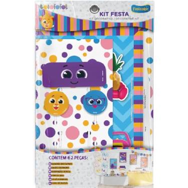 Imagem de Kit Festa Bolofofos - Embalagem com 1 unidade.