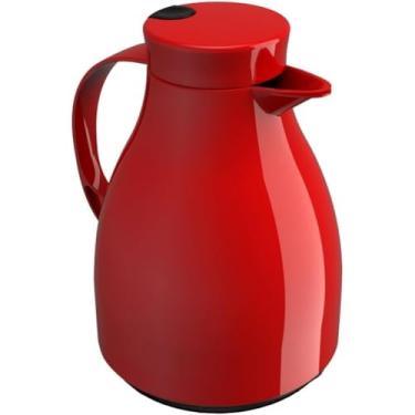 Imagem de Garrafa Térmica Com Gatilho Paris Chá/Café 500ml(Vermelha)