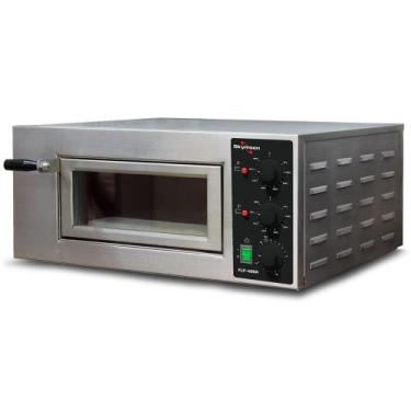 Imagem de Forno de Lastro para Pizza Analógico Skymsen FLP400A 220V, Inox, 220V