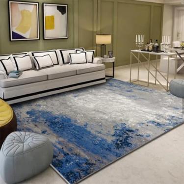 Imagem de Tapete minimalista para sala de estar, quarto, cabeceira, tapete macio, decoração para casa (160 x 200 cm (62 x 78 pol.) / hxx-280806002958)