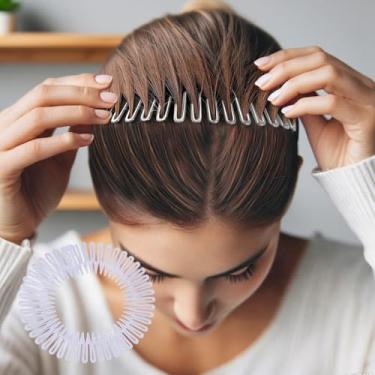 Imagem de Pente elástico flexível antiderrapante acessórios de cabelo para pentear e proteger o cabelo, ferramenta de cabelo fácil de usar