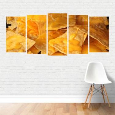 Imagem de Quadro Alimentos Comida Mexicana Nachos com Queijo Canvas - Plinplin
