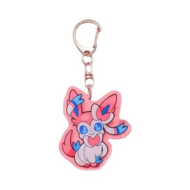 Imagem de Chaveiro De Acrílico Eevee Anime, Pingente De Desenho Animado Fofo, Ch