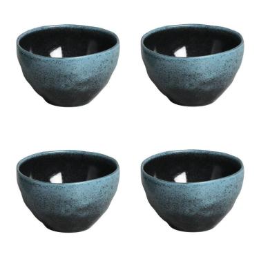 Imagem de Conjunto De Cumbucas 04 Peças 560ml Orgânico Petroleum Porto