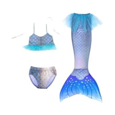 Imagem de Maiô De Sereia Para Meninas De 4 a 13 Anos, Fantasia De Sereia Para Pr