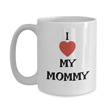 Imagem de Caneca I Love My Mommy – Caneca de café – Chá quente chocolate cerâmica presente de cozinha