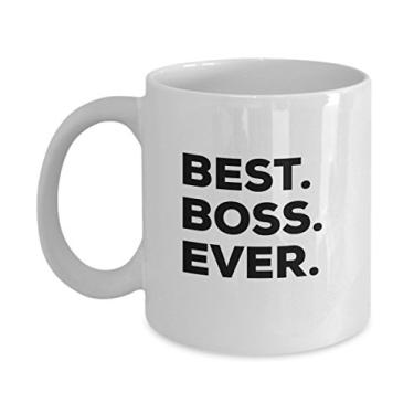 Imagem de Presente de chefe – Caneca de café Best Boss Ever para mulheres e homens – Presentes de agradecimento – Aniversário – Conjunto de cesta para colocar na bolsa, agradecemos suas ideias – Gag Bosses D