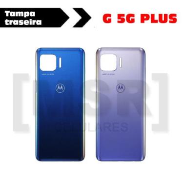 Imagem de Tampa traseira celular MOTOROLA modelo G 5G PLUS, AZUL