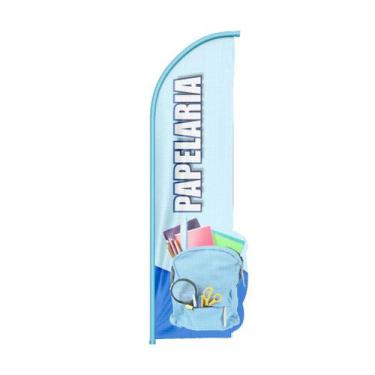 Imagem de Wind Banner 3D Papelaria Dupla Face Somente Tecido 170X70Cm - Prime De