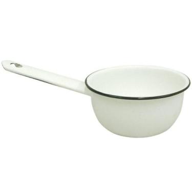 Imagem de Panela Esmaltada Com Cabo papeiro Retro de esmalte 800ml - Leão Verde,