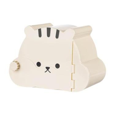 Imagem de ＡＷＨＡＯ Casa de hamster atividade brinquedo cama hideaway cabine hamster dormir hamster habitat decoração para rato gerbils lemmings chinchila, Bege