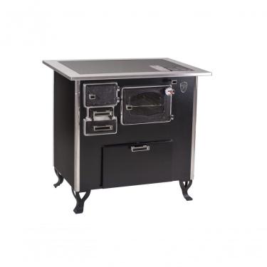 Imagem de Fogão A Lenha C Forninho C Cx Dir Preto Vidro Cer Nº2