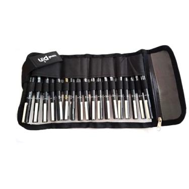 Imagem de Caneta Fineliner Unipin 18 Pontas C/Estojo Rollerset