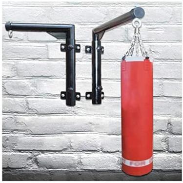 Imagem de Suporte De Parede Para Saco De Pancadas Pesado Giratório Ajustável Economize Espaço Suporte Para Saco De Areia Anéis Suporte Para Boxe De Montagem Na Parede Cabide De Quadro Fixo