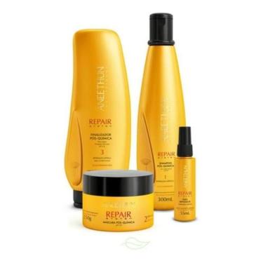 Imagem de Kit Pós Química Repair System Aneethun Com 4 Produtos - Aneethun Profí