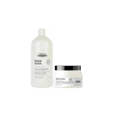 Imagem de L'Oréal Professionnel Metal Detox Shampoo 1,5L+ Máscara 500g - LOréal 
