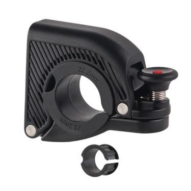 Imagem de IEUDNS Campainha de bicicleta para guidão de 22,2/25,4/31,8 mm, alarme de aviso, campainha de bicicleta com som alto para crianças, adultos, homens, Preto