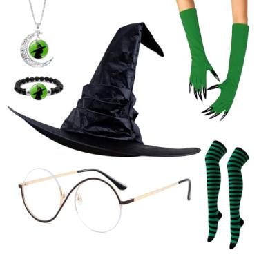 Imagem de Conjunto de fantasia de bruxa de Halloween