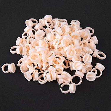 Imagem de Generic Copos de Anel de Tatuagem, Fita de Isolamento Durável, Meninas para Loja de Beleza de Maquiador Doméstico (Copo de anel de silicone tamanho grande com)