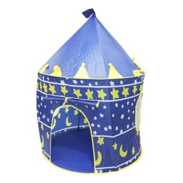 Imagem de Barraca Infantil Castelo para Crianças, Tenda de Brincar Azul, Modelo Castelo