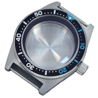 Imagem de Caixa de relógio mecânica à prova d'água vintage de aço inoxidável para relógio Seiko Nh34 Nh35 Nh36 Nh38 Movimento 62MAS, Tampa inferior sólida 4, Caixa de relógio de luxo