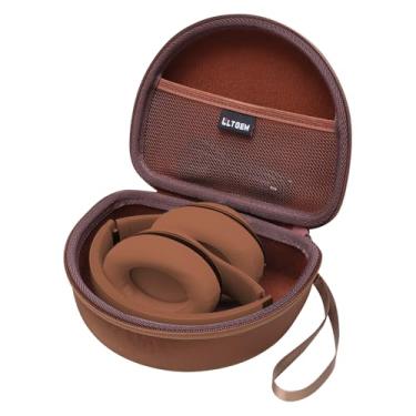 Imagem de Capa de fone de ouvido compatível com Beats Studio Pro/Solo 4/Studio 3/Solo 3/TOZO HA1 e para fones de ouvido intra-auriculares TOZO HT2, marrom