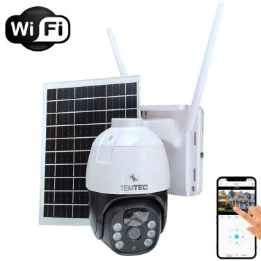 Imagem de Câmera WiFi Robô Solar 360 Full HD com Visão Noturna Colorid