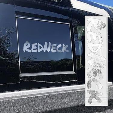 Imagem de Adesivo de janela de carro para homens, 1 peça de decalques de gola vermelha cromados compatíveis com Ram TRX, carro, capacetes, motocicletas e bicicleta da Bright Knight