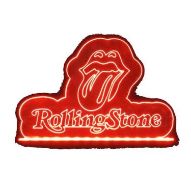 Imagem de Luminaria LED - The Rolling Stones - Persona Acrilicos