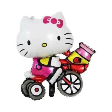 Imagem de Decoração De Balões Hello Kitty Para Meninas, Suprimentos Para Festa D