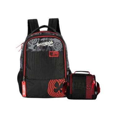 Imagem de Kit Enaldinho Mochila Costas + Lancheira Térmica Original - Luxcel, PR