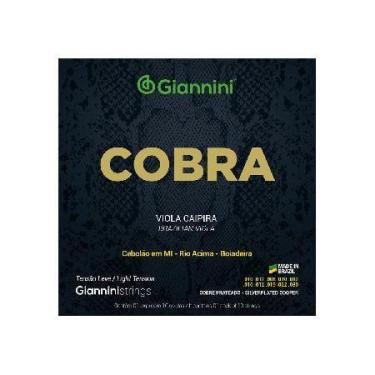 Imagem de Encordoamento Para Viola Aço Prateado Tensão Leve Série Cobra Gesvl - 