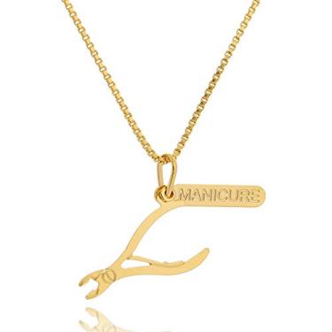 Imagem de Colar Profissão Manicure - Semijoia Folheada a Ouro Lua Mia Joias