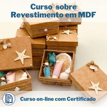 Imagem de Curso Online em videoaula sobre Revestimento em MDF com Certificado + 2 brindes