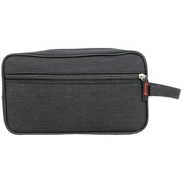Imagem de Necessaire Masculina Viagem Trabalho Estojo Organizador (Preto)