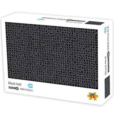 Imagem de Mini Quebra-cabeças de jigsaw 1000 peças Difícil Preto Micro Jigsaw Quebra-cabeça para adultos Tamanho 42.5X 30cm